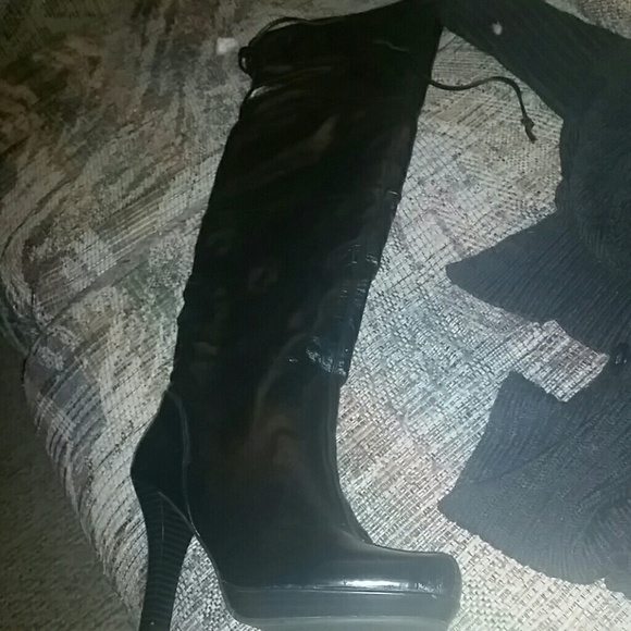 Rampage thigh high heels - Picture 3 of 7